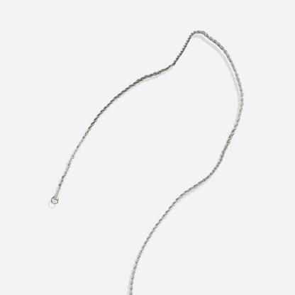 Collier chaîne corde 2 mm