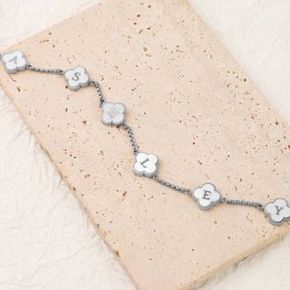 Clover Custom Name Necklace