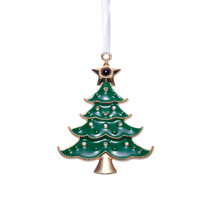Personalisiertes Weihnachtsbaum-Fotoornament
