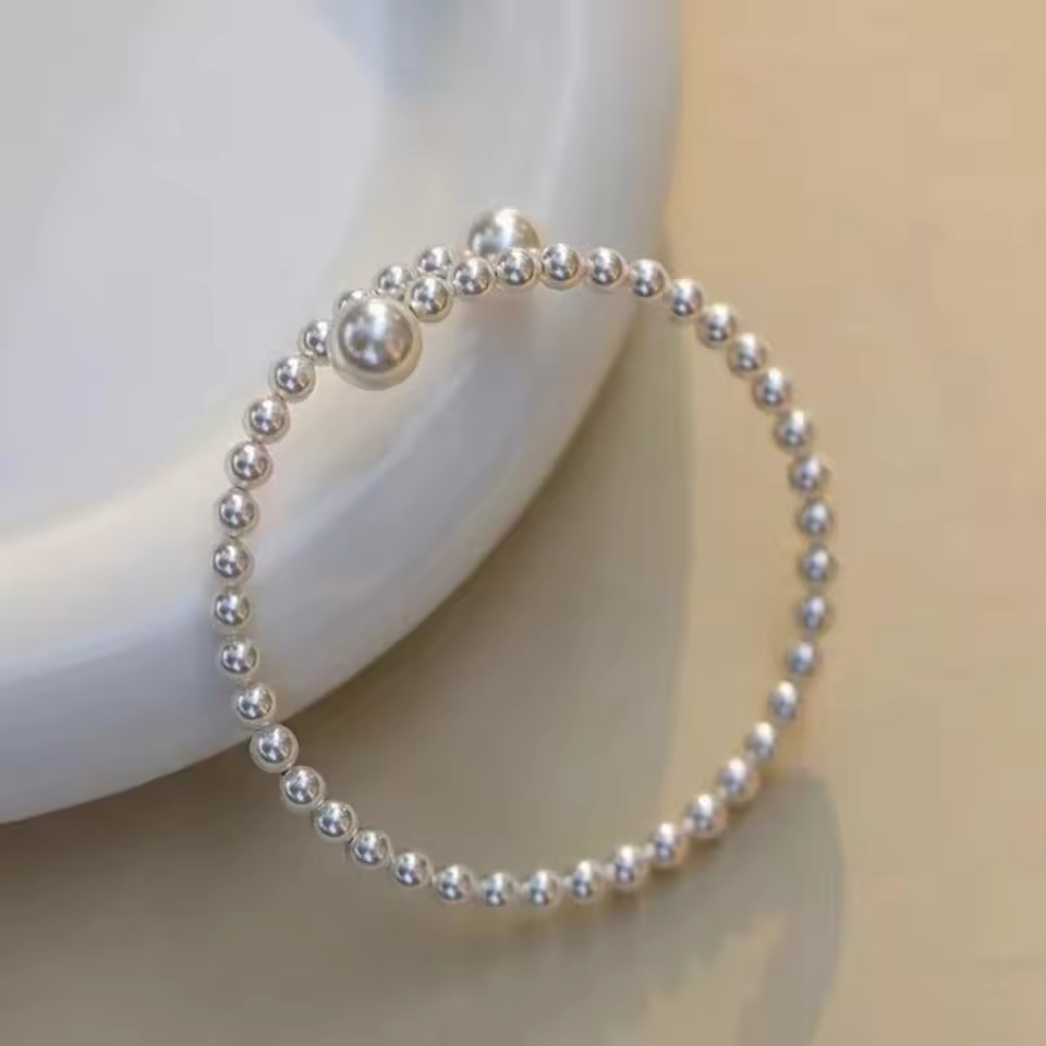 Timeless Pearl Heart Link Bracelet