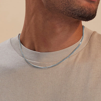 Collier chaîne cubaine de 3 mm
