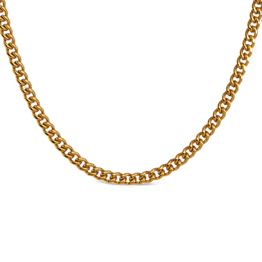Collier chaîne cubaine de 3 mm