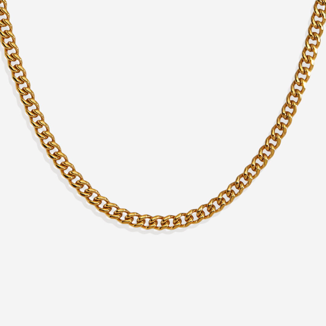 Collier chaîne cubaine de 3 mm