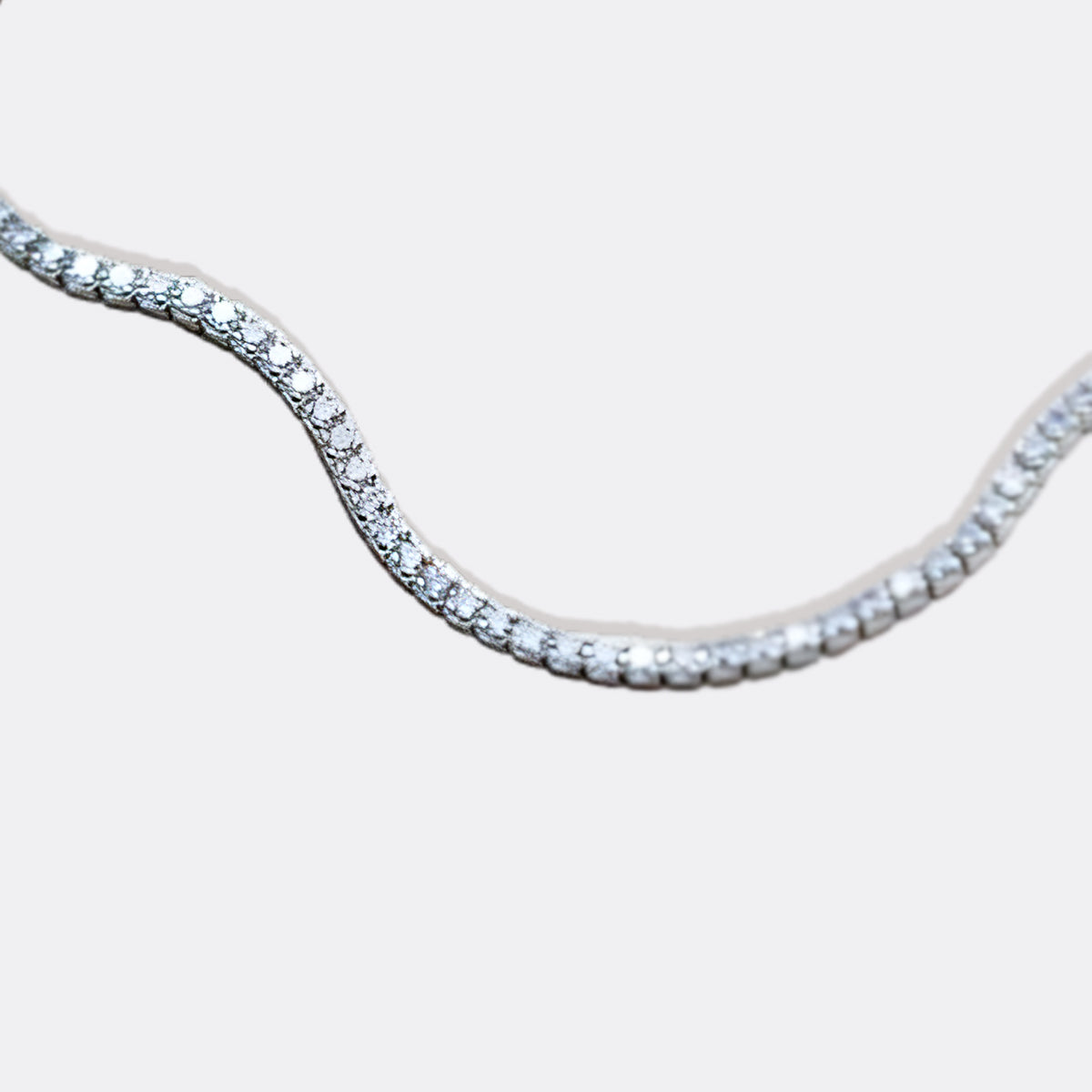 Collier tennis 3 mm