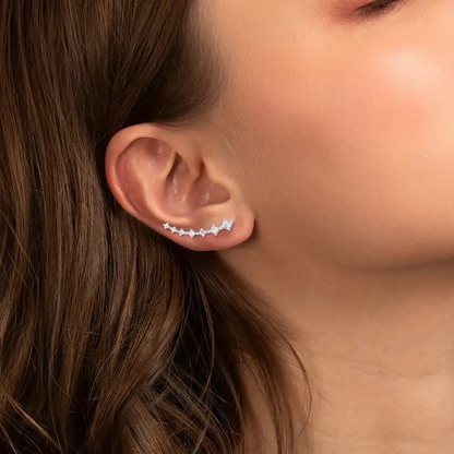 Boucle d'oreille grimpeuse Sophie S925