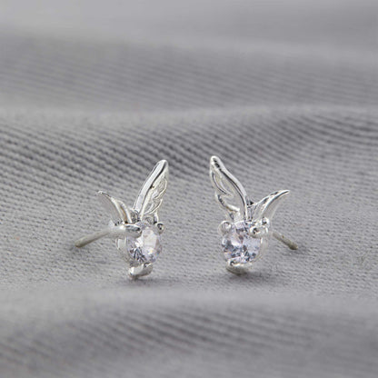 Angel Wings Silver Plated Earrings