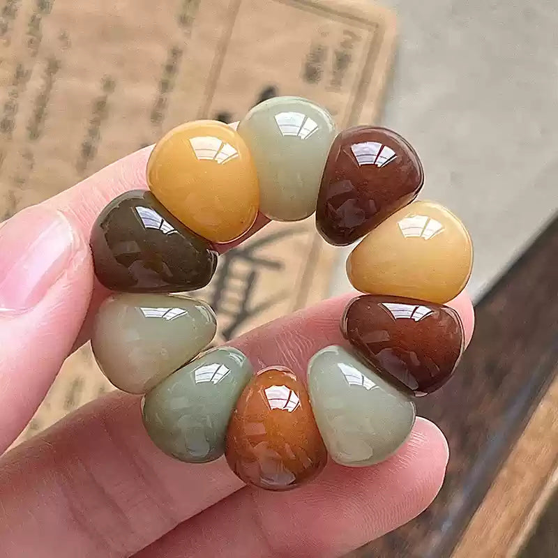 Adorable Mini Garlic Clove and Mangosteen Handheld Charms，Multiple Colors Available