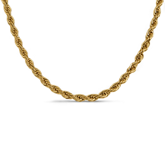 Collier chaîne corde 4 mm
