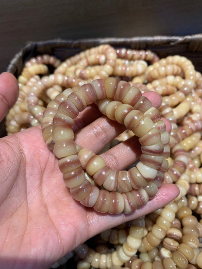 Natural Color Camel Bone Stress Relief Bracelet