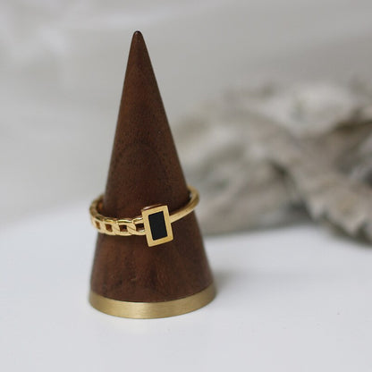 Bague en onyx