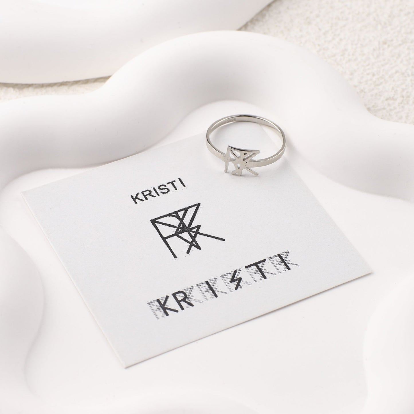 Monogram Name Ring