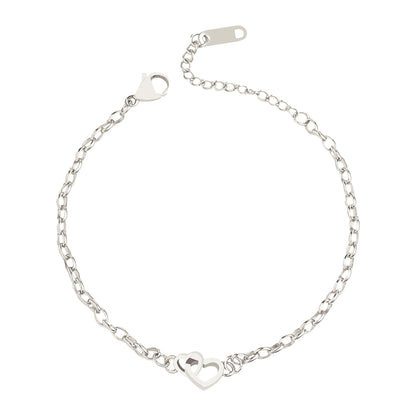 Bracelet mini cœur entrelacé
