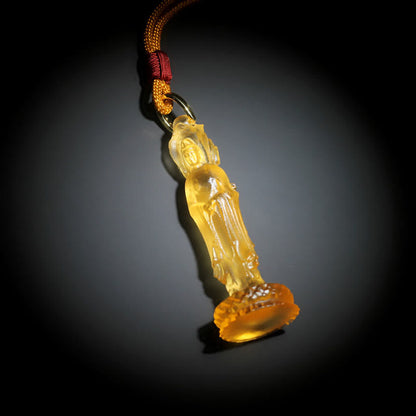 Collier d'harmonie Bouddha Stones Avalokitesvara Bouddha Liuli 