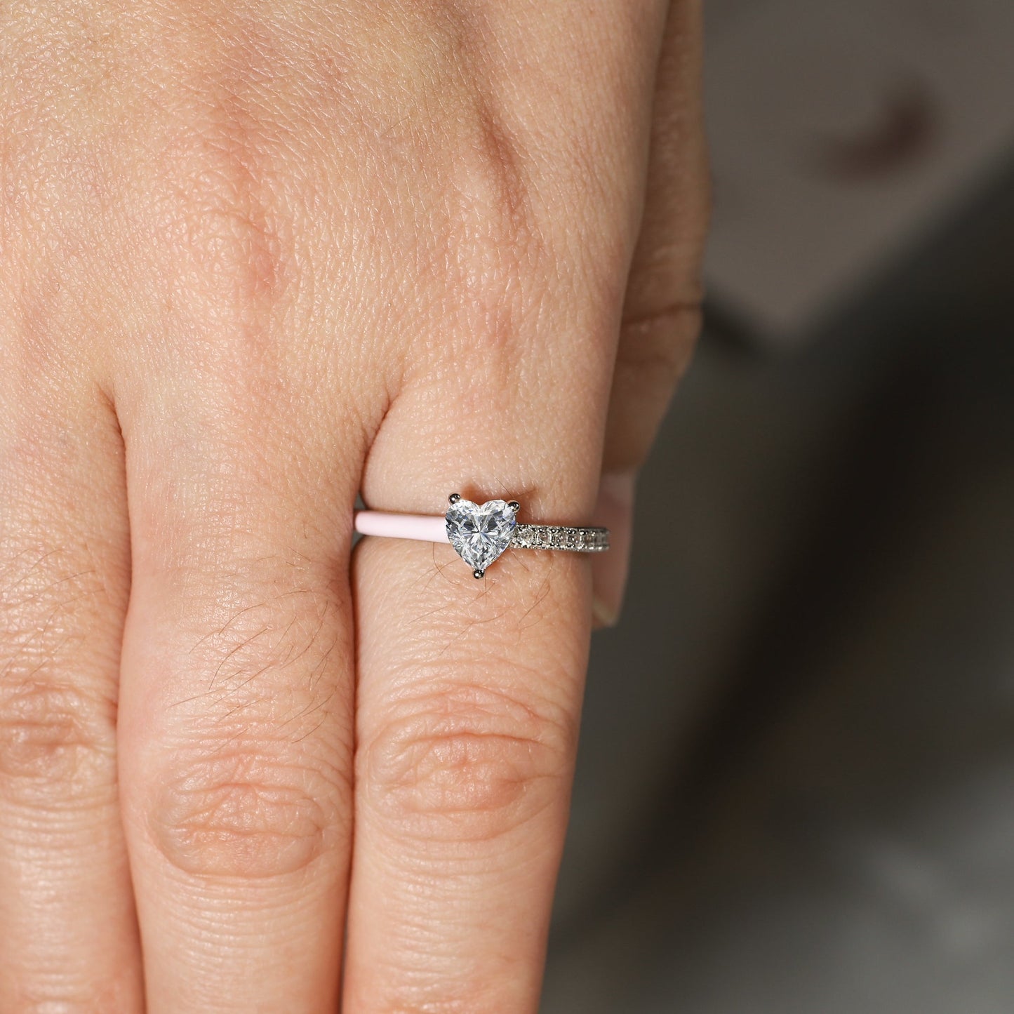Selbsterinnerung - Niemand ist du und das ist deine Macht Halber Emaille-Ring