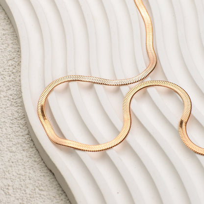 Collier chaîne à chevrons