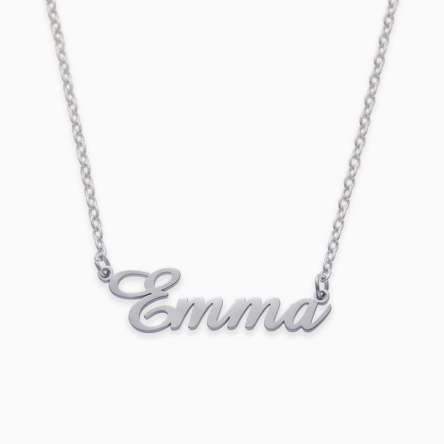 Collier avec nom en plume 
