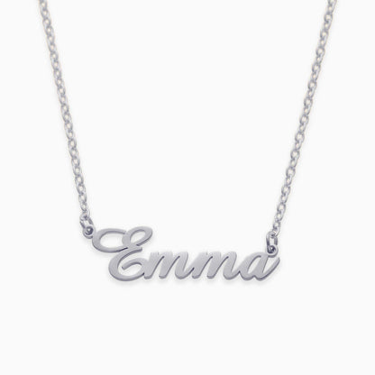 Collier avec nom en plume 