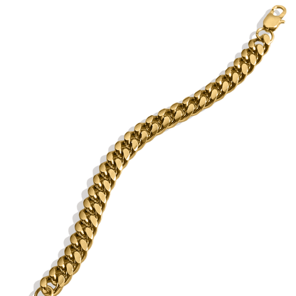Bracelet à maillons cubains de 6 mm
