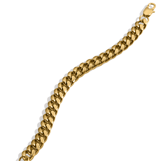 Bracelet à maillons cubains de 6 mm
