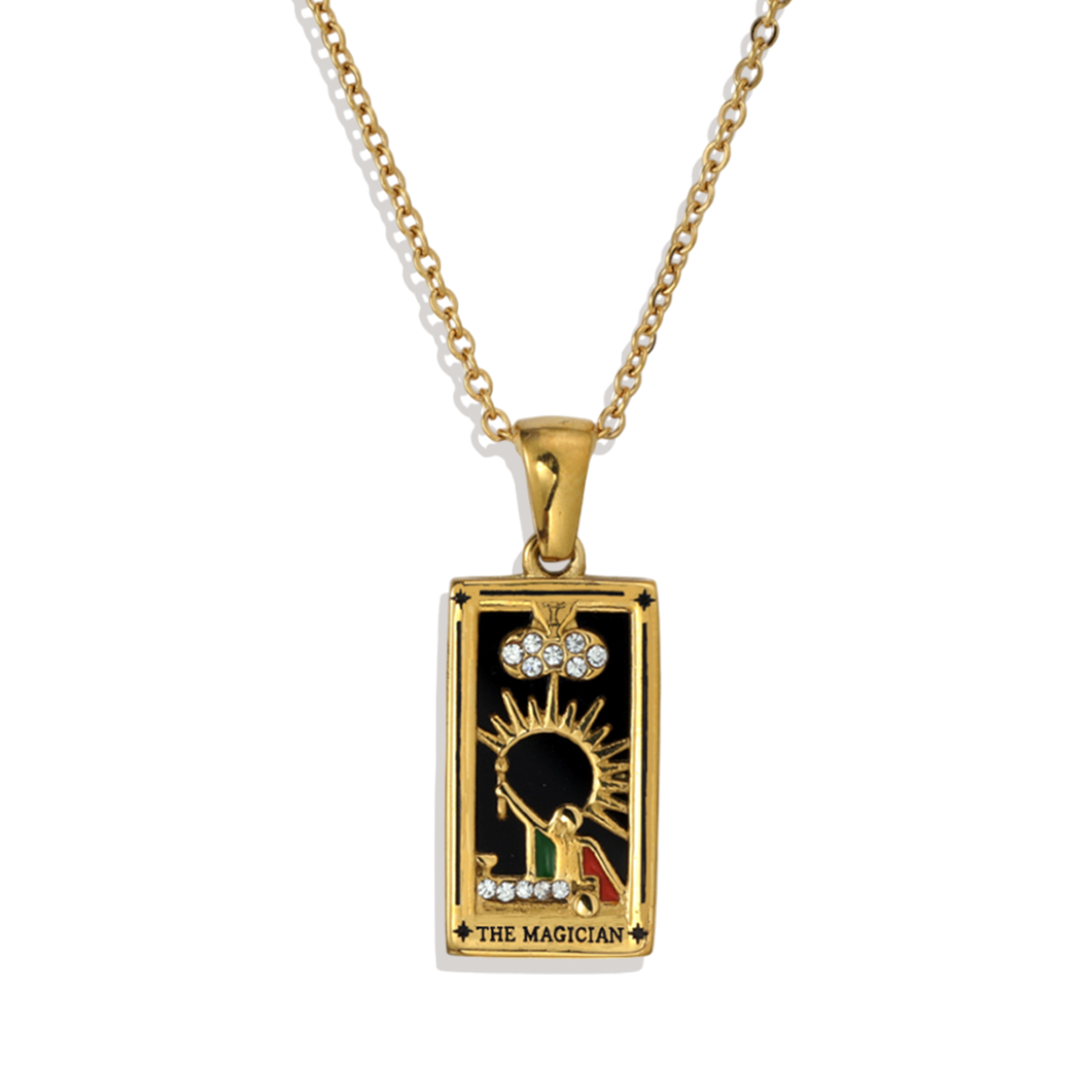 Le collier de tarot du magicien
