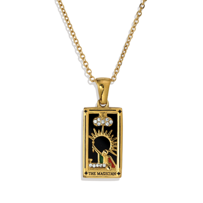 Le collier de tarot du magicien