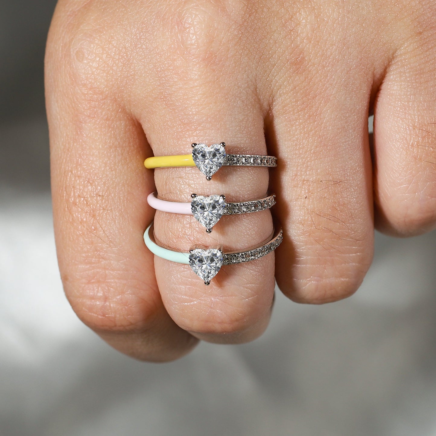 Selbsterinnerung - Niemand ist du und das ist deine Macht Halber Emaille-Ring