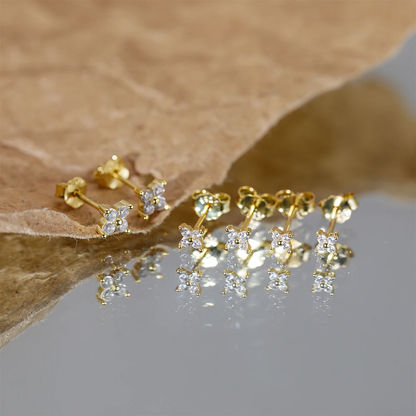 Clous d'oreilles en forme de fleur