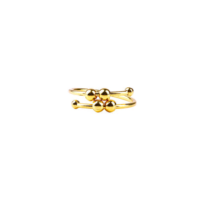 Bague Fidget réglable en perles
