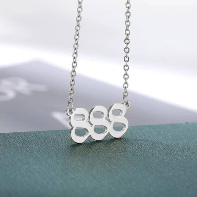 Dainty Angel Number Necklace