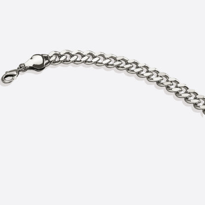 Bracelet à maillons cubains de 8 mm
