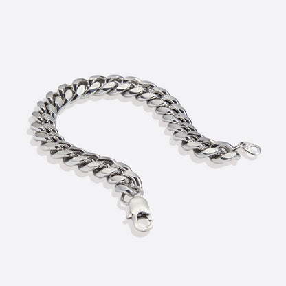 Bracelet à maillons cubains de 8 mm