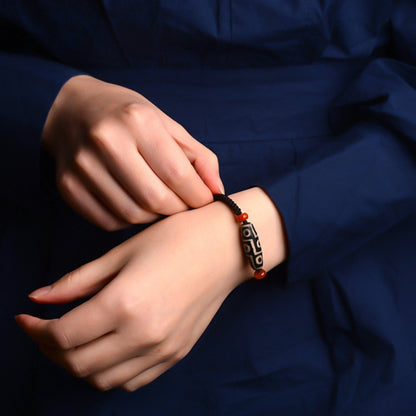 9 Eye Dzi Wealth Attractor Bracelet