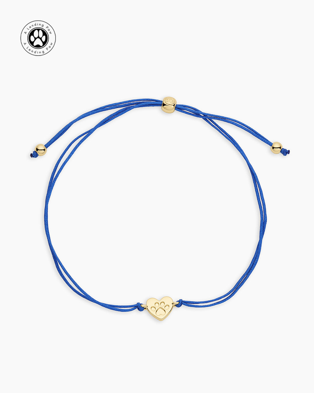 Bracelet cœur à une patte