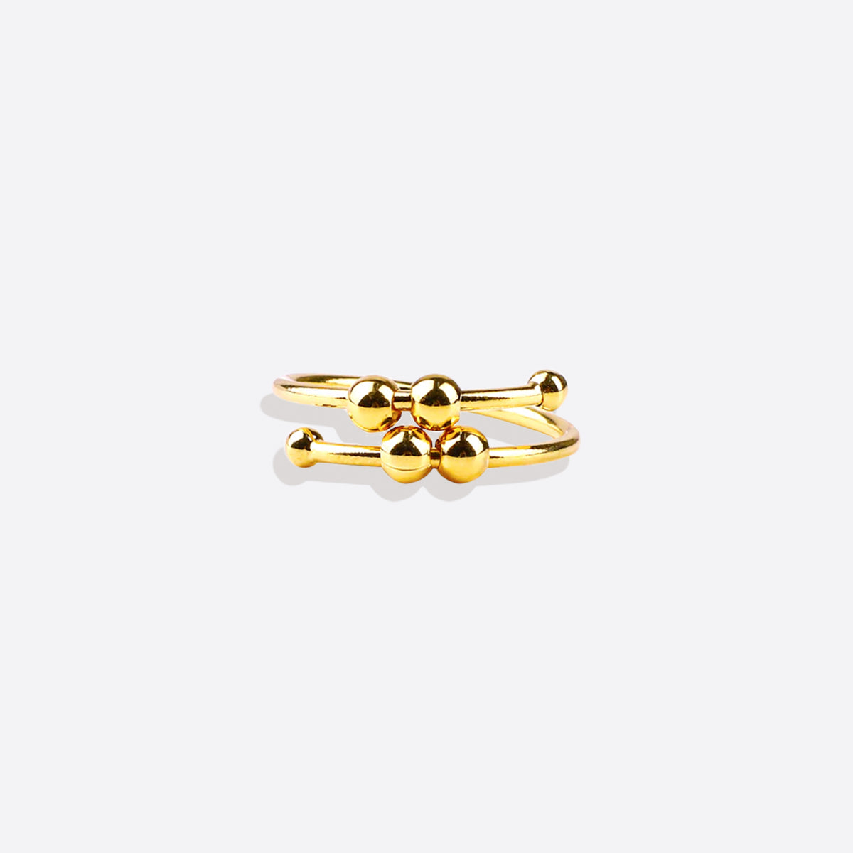 Bague Fidget réglable en perles