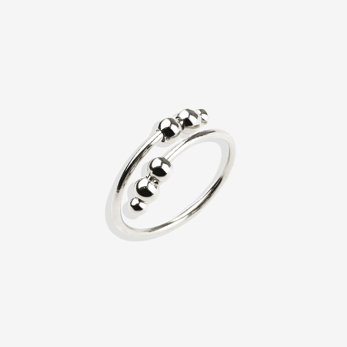 Bague Fidget réglable en perles