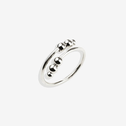 Bague Fidget réglable en perles