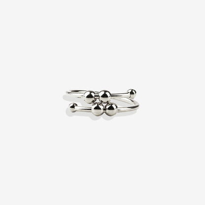 Bague Fidget réglable en perles