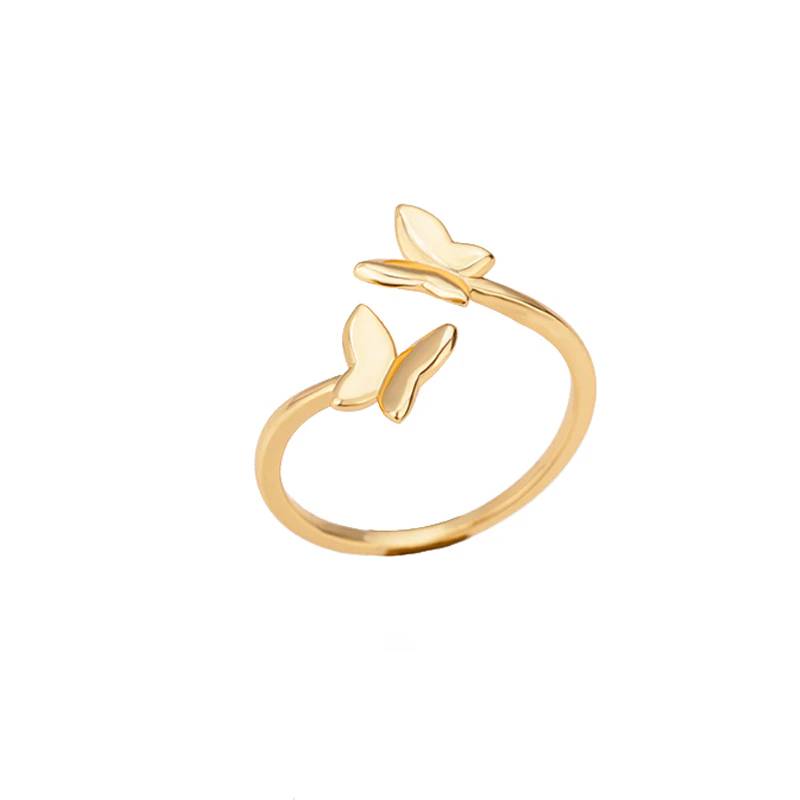 Bague papillon réglable