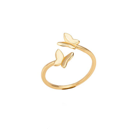 Bague papillon réglable