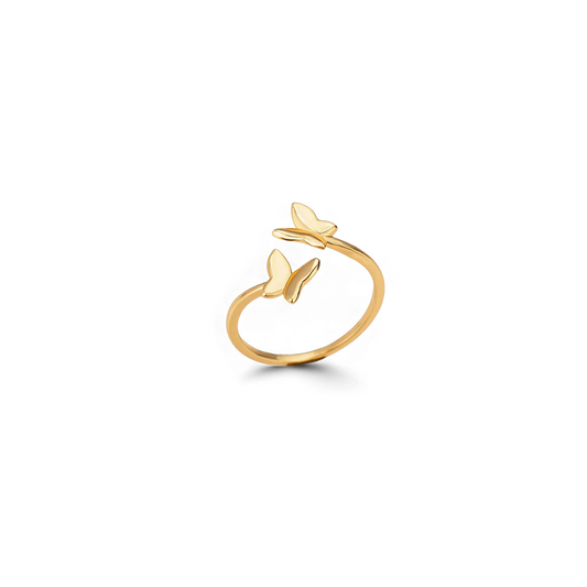 Bague papillon réglable