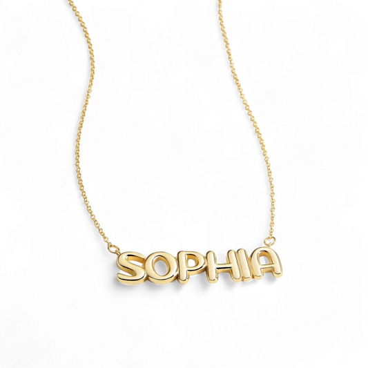 Balloon Name Necklace
