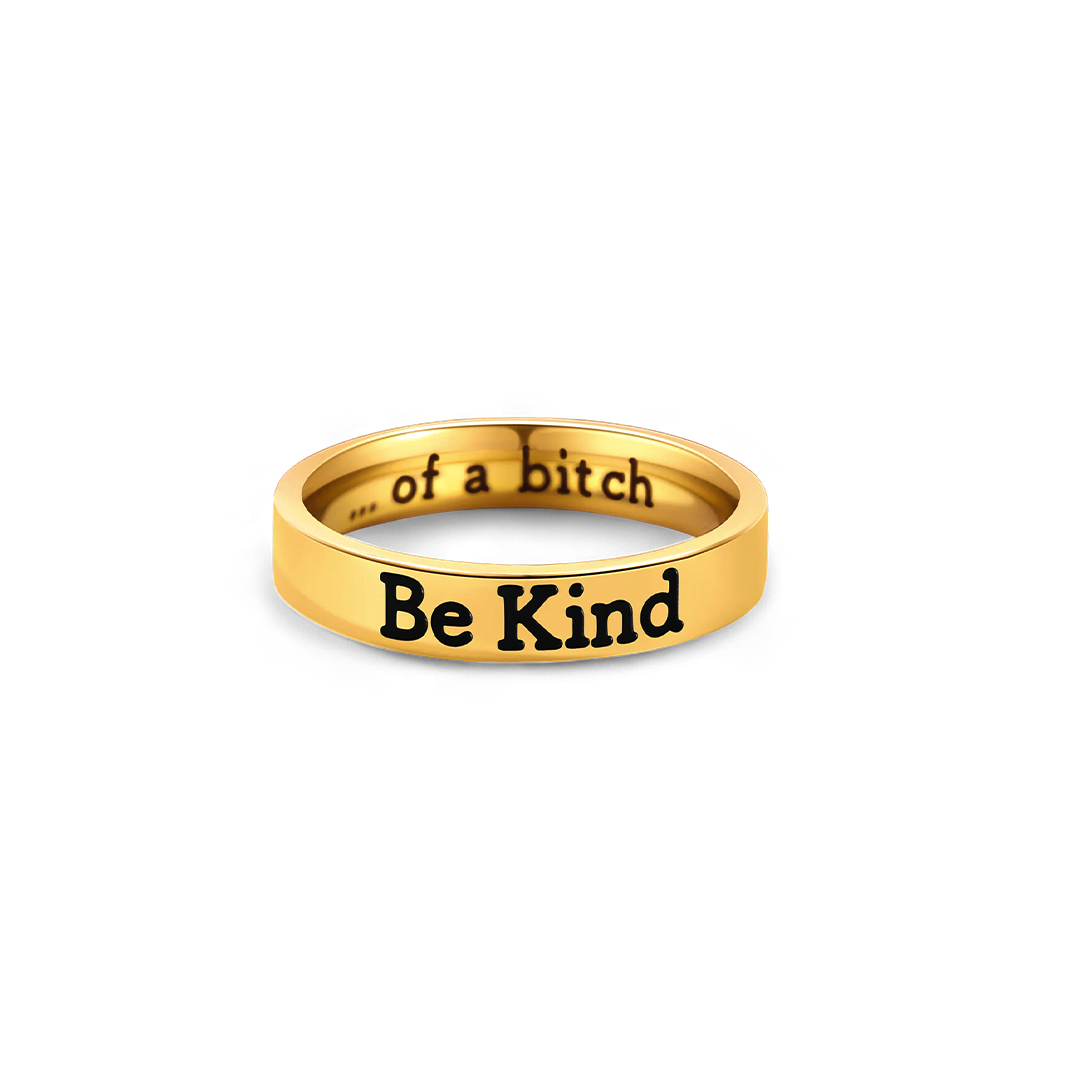 Bague Mantra Soyez gentil