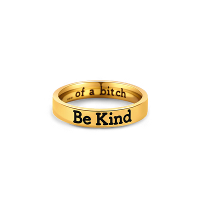 Bague Mantra Soyez gentil