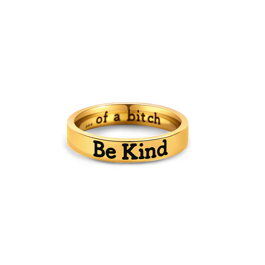 Bague Mantra Soyez gentil