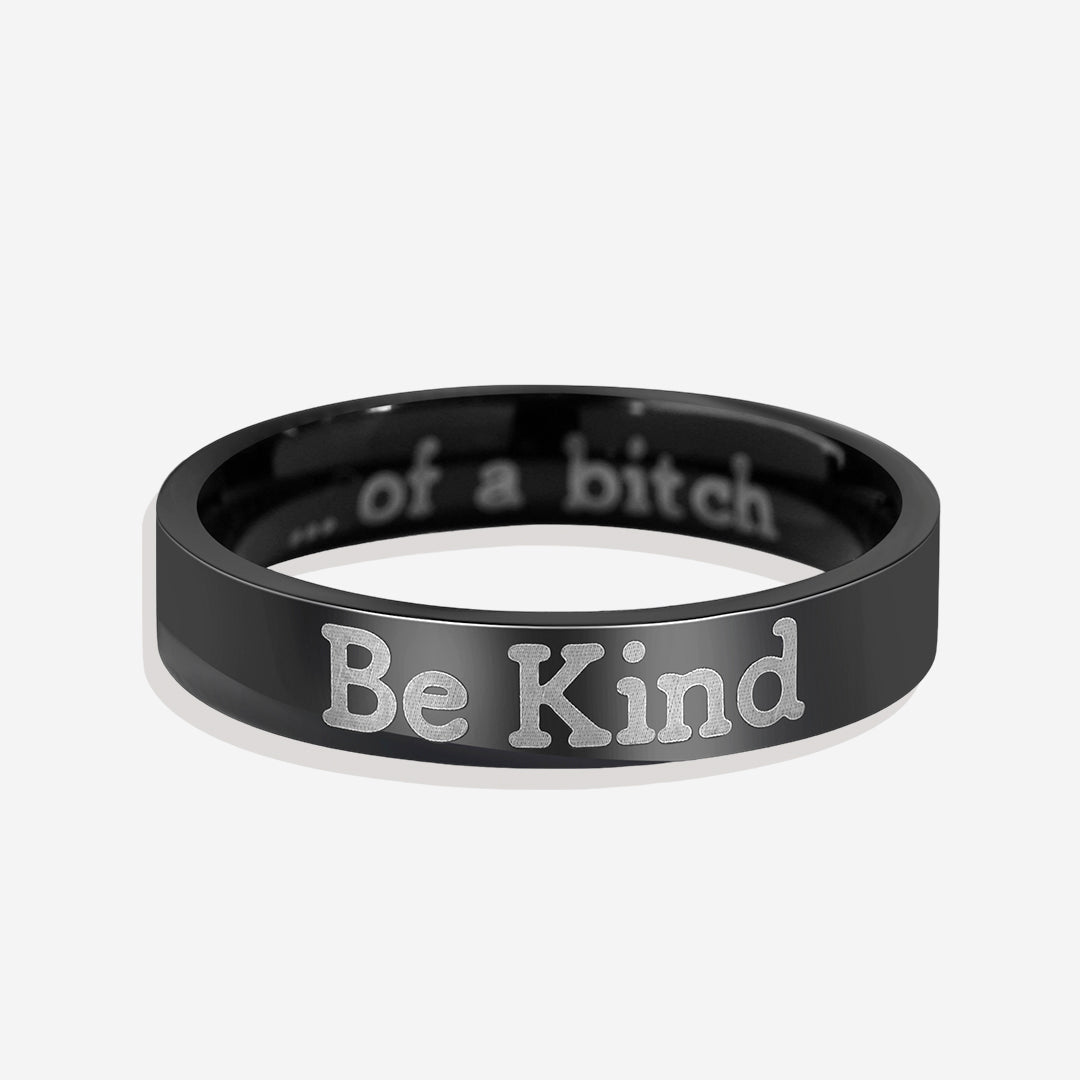 Bague Mantra Soyez gentil