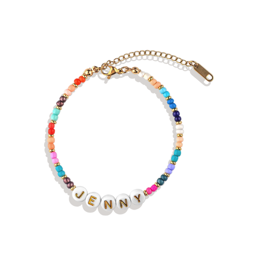 Bracelet prénom en perles | Joyful