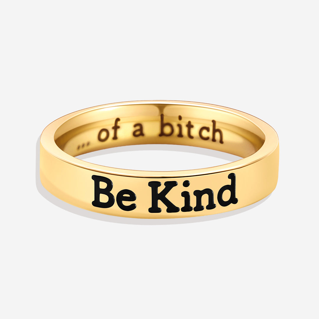 Bague Mantra Soyez gentil