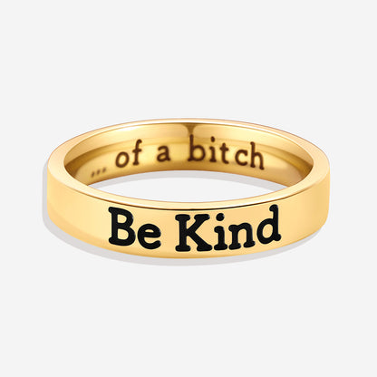 Bague Mantra Soyez gentil