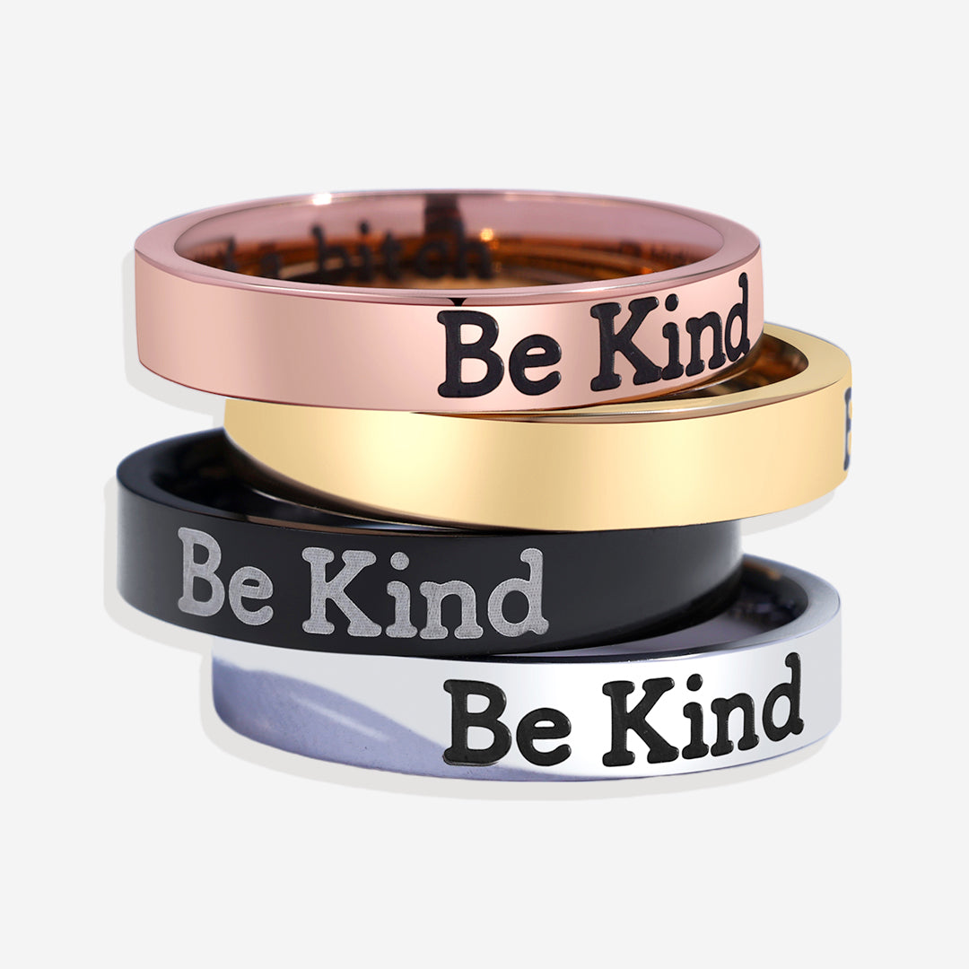Bague Mantra Soyez gentil