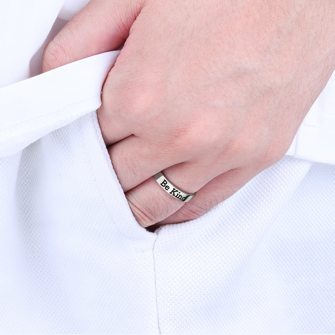 Bague Mantra Soyez gentil